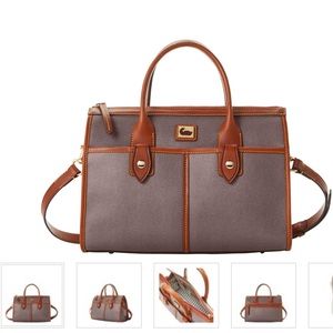 Authentic Dooney & Bourke Camden Saffiano Satchel